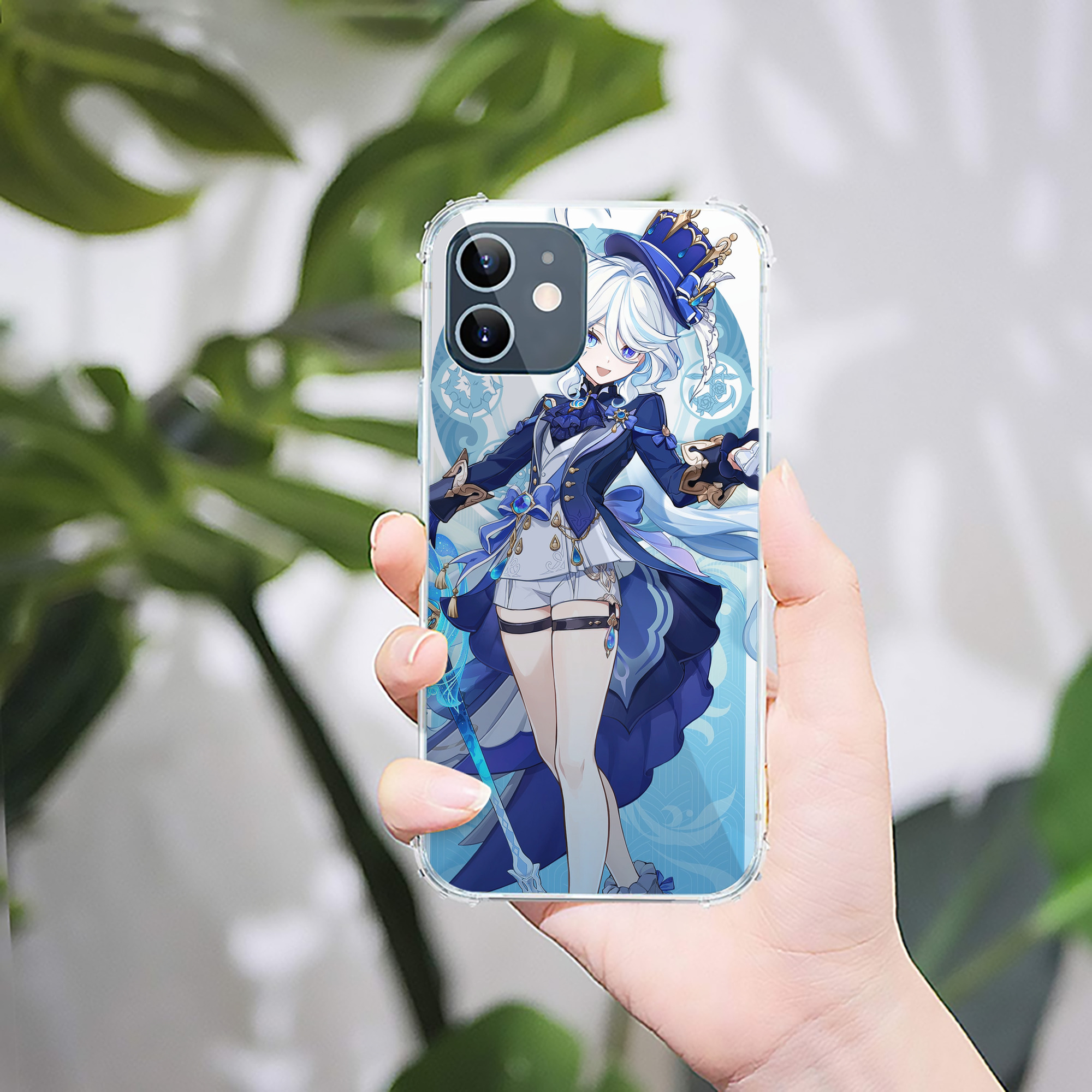 げんし神 genshin 【iPhone 12シリーズ対応】透明スマホケース（クリアソフトケース）